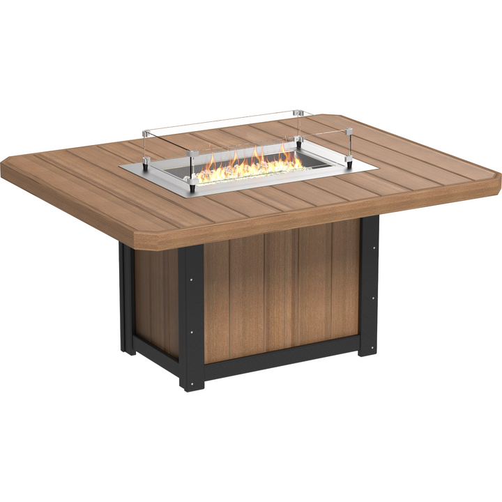 Lumin Fire Table 62" Rectangular