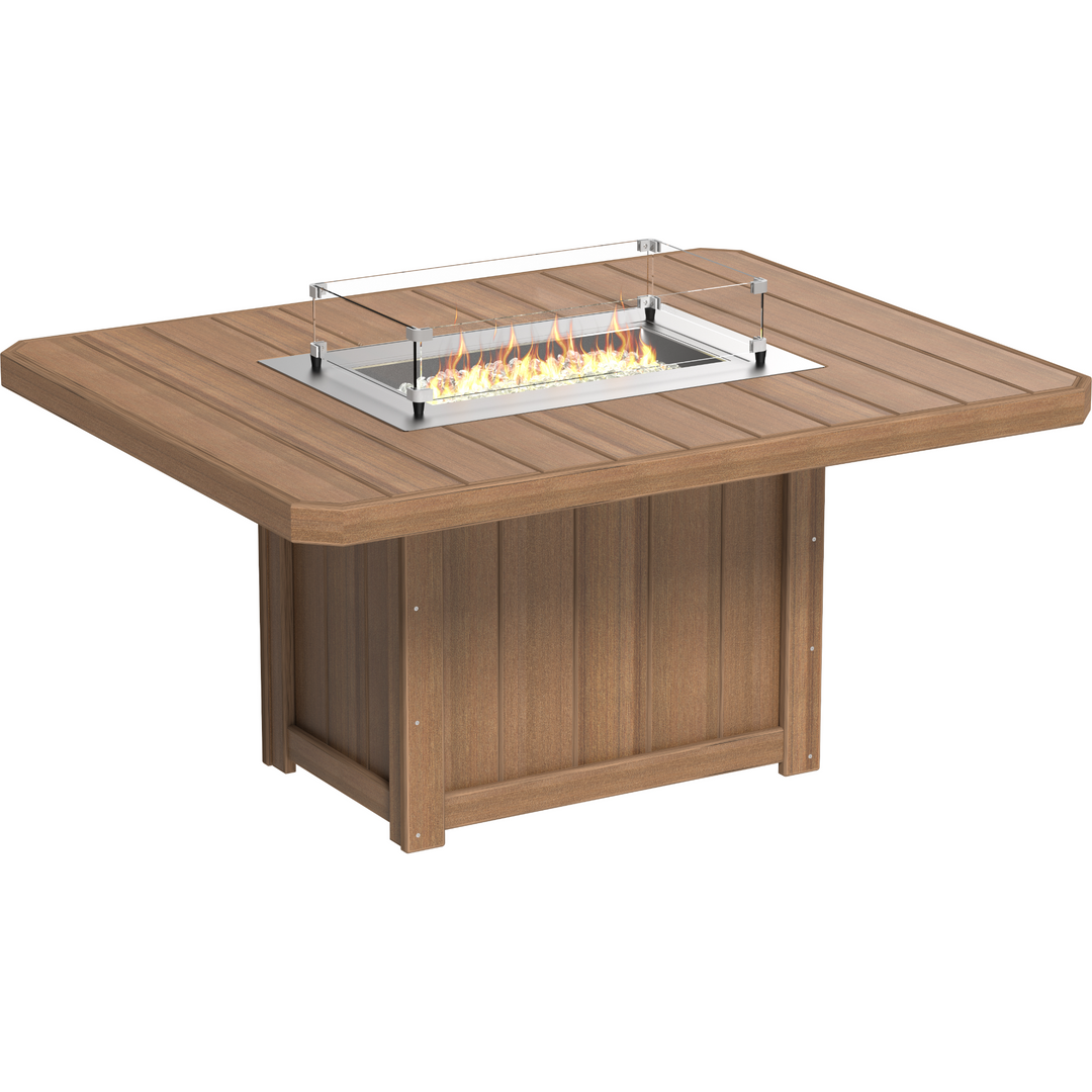 Lumin Fire Table 62" Rectangular