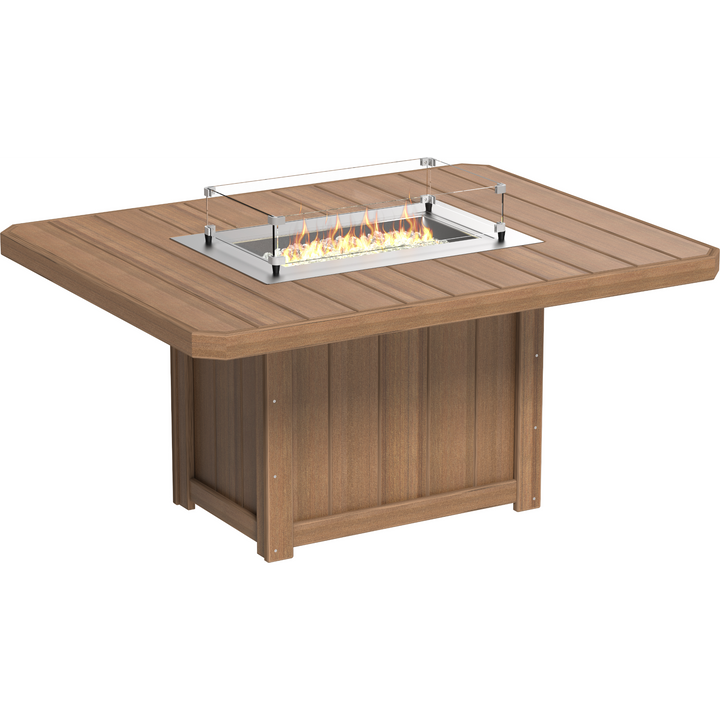 Lumin Fire Table 62" Rectangular