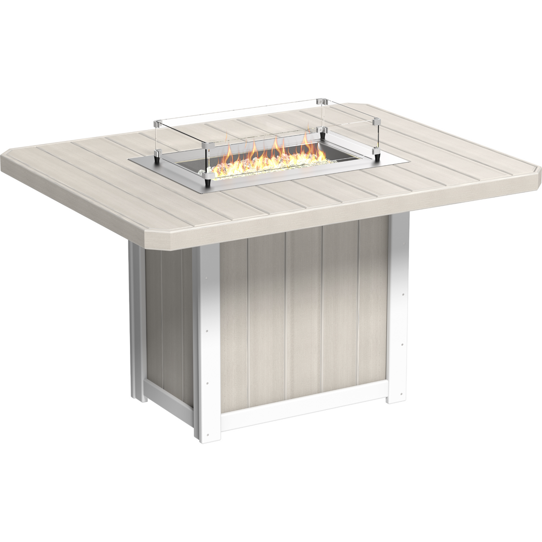 Lumin Fire Table 62" Rectangular