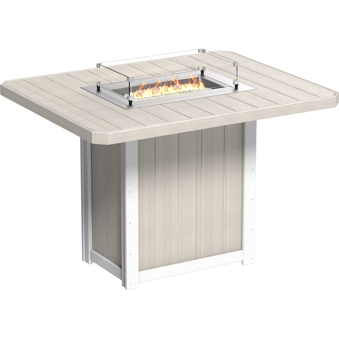 Lumin Fire Table 62" Rectangular