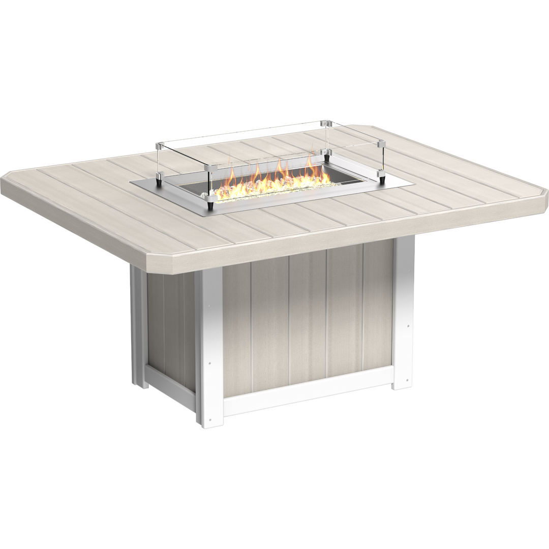 Lumin Fire Table 62" Rectangular