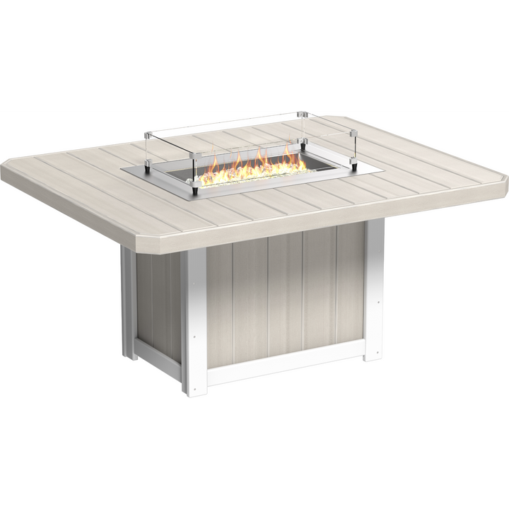 Lumin Fire Table 62" Rectangular