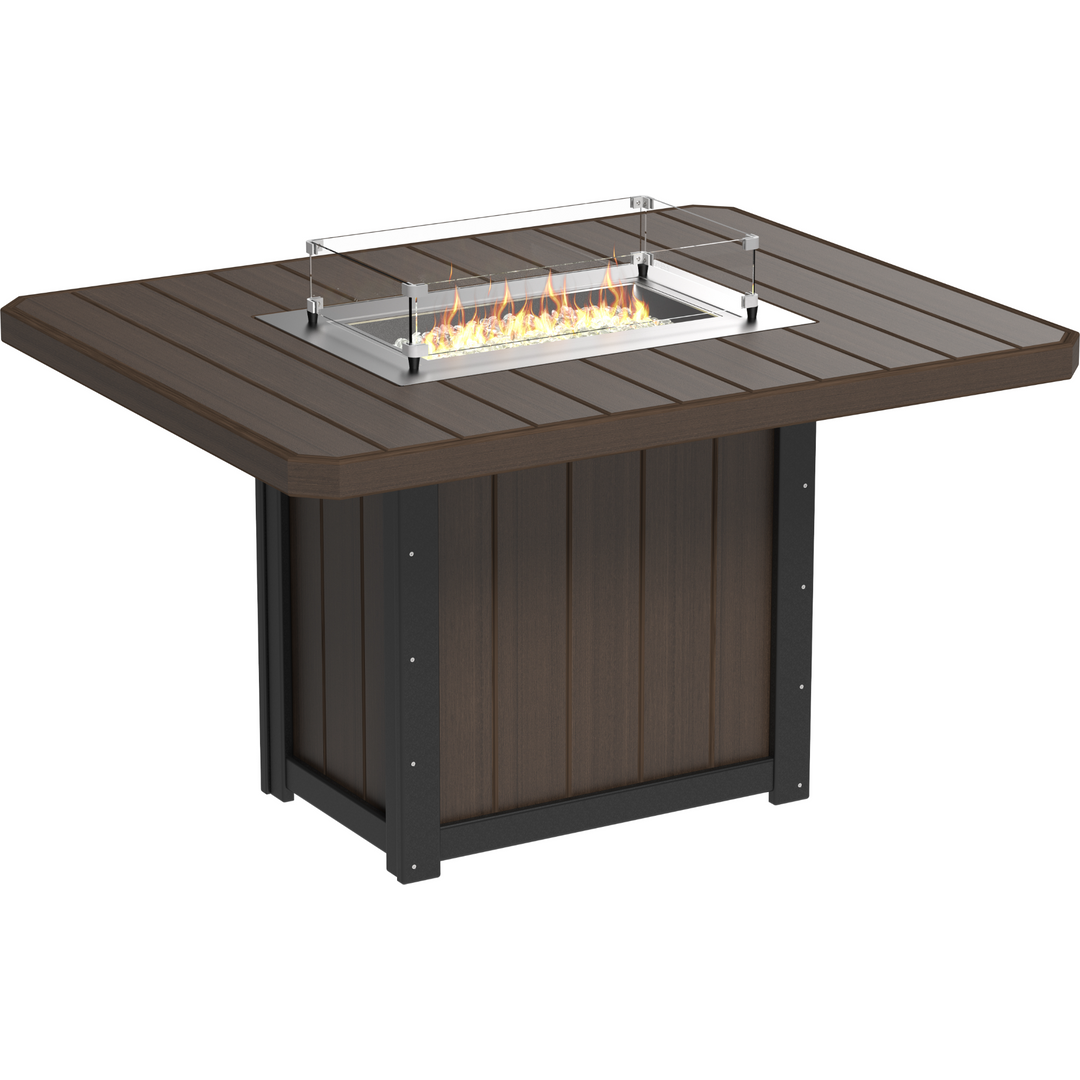 Lumin Fire Table 62" Rectangular