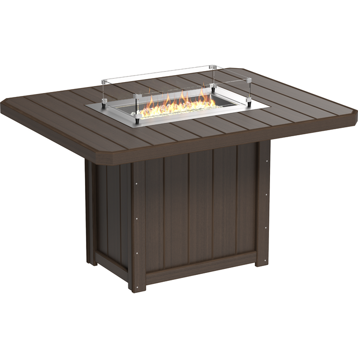 Lumin Fire Table 62" Rectangular