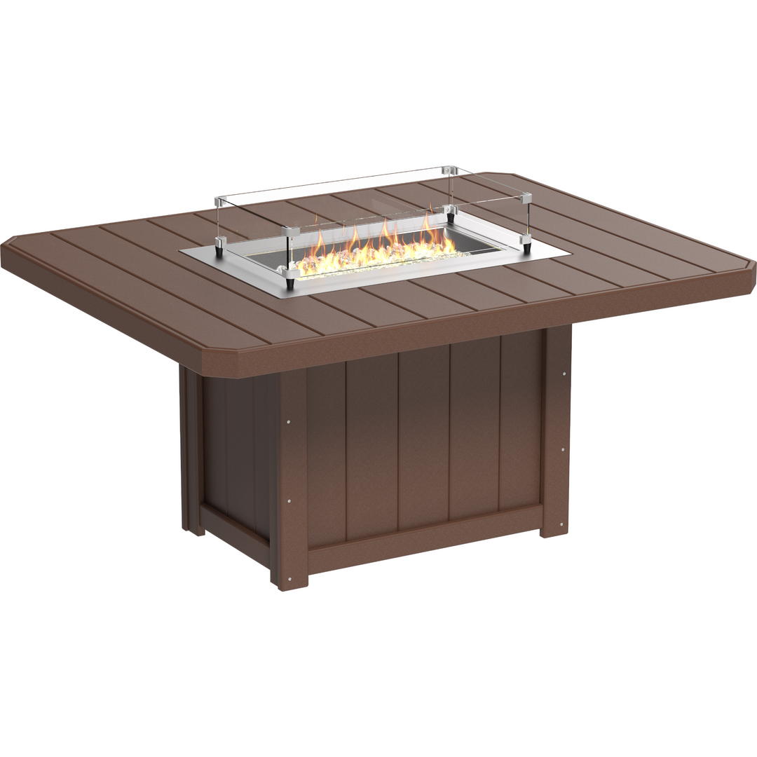 Lumin Fire Table 62" Rectangular