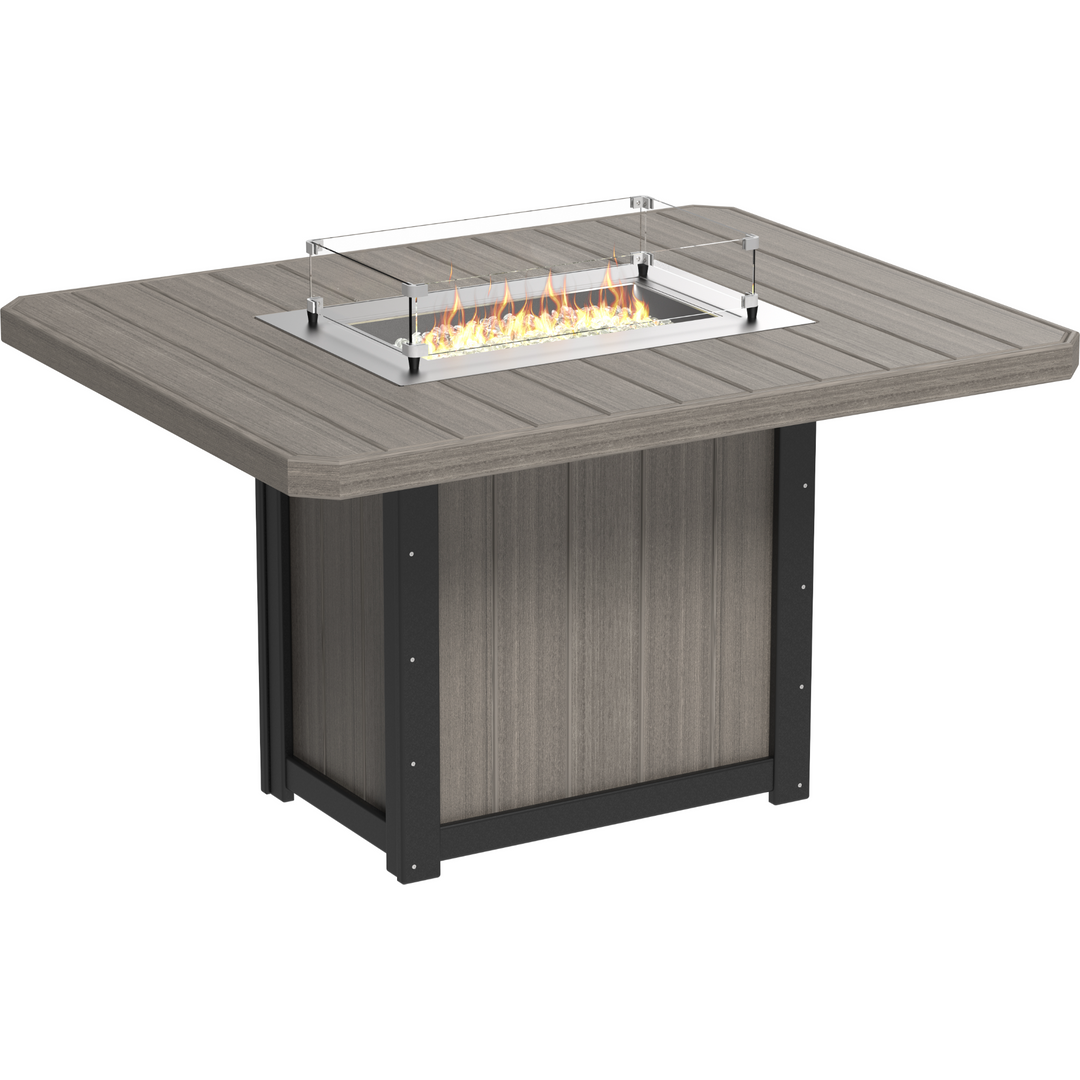 Lumin Fire Table 62" Rectangular