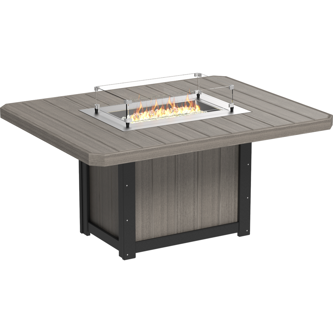 Lumin Fire Table 62" Rectangular