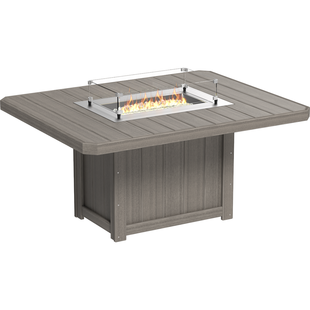 Lumin Fire Table 62" Rectangular