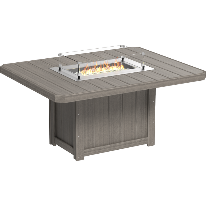 Lumin Fire Table 62" Rectangular