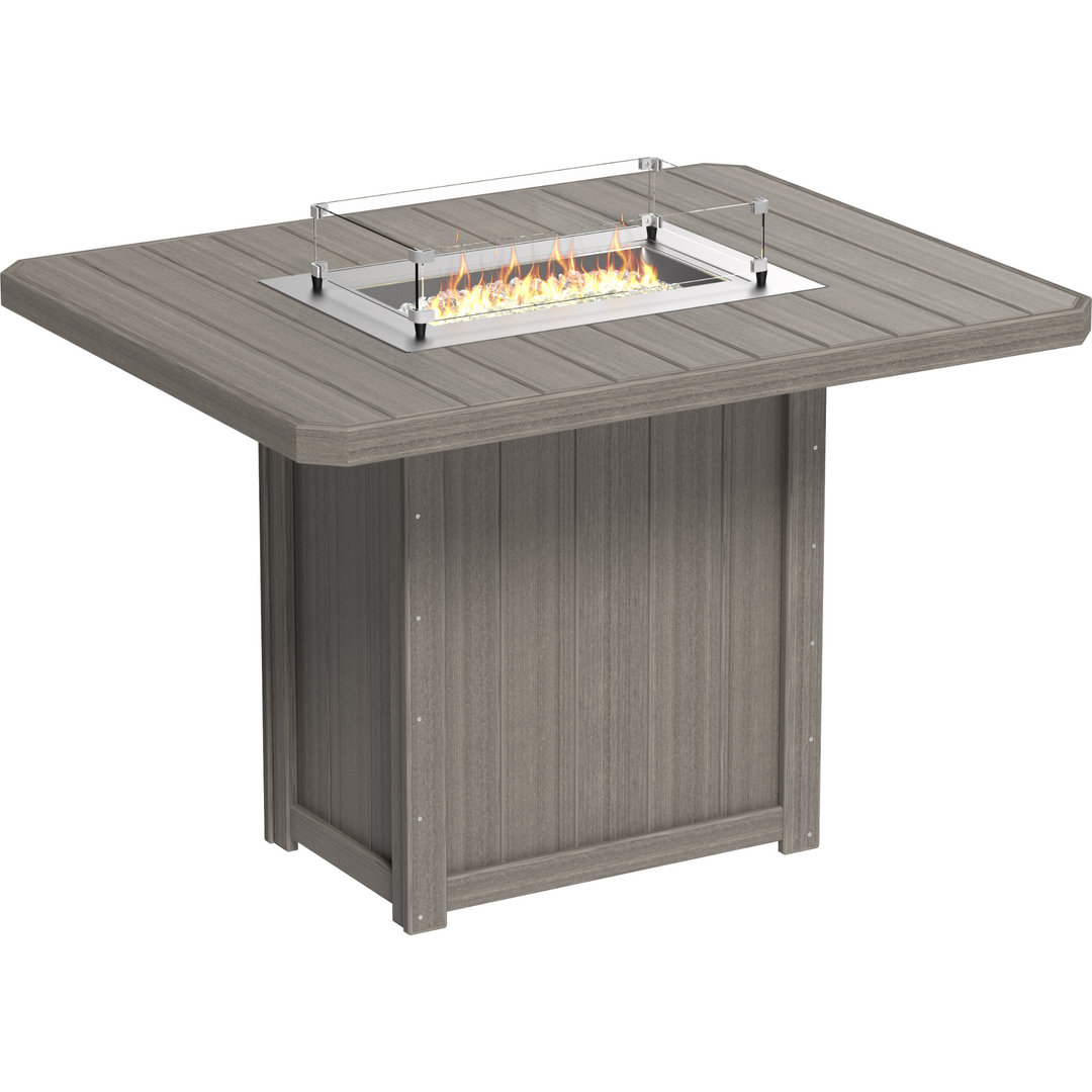 Lumin Fire Table 62" Rectangular