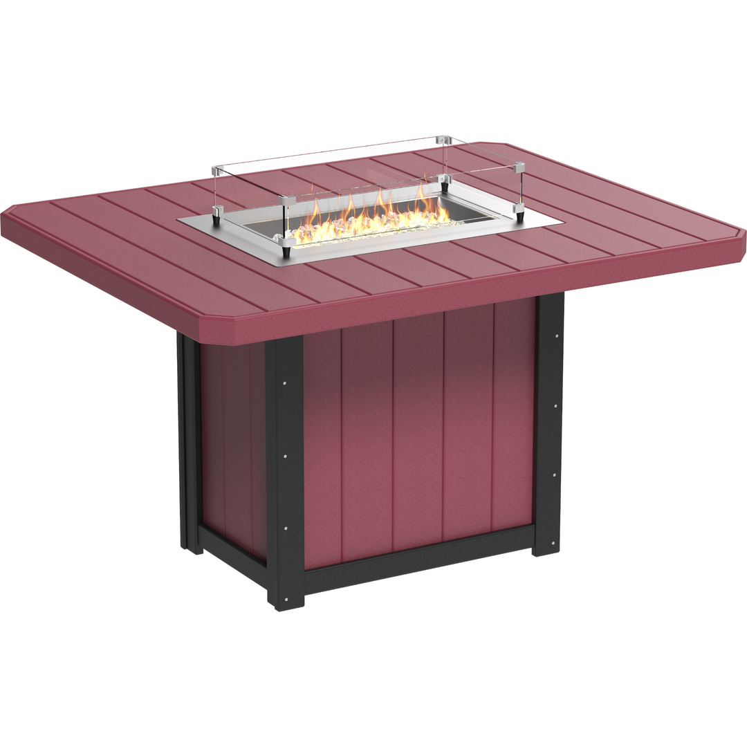 Lumin Fire Table 62" Rectangular