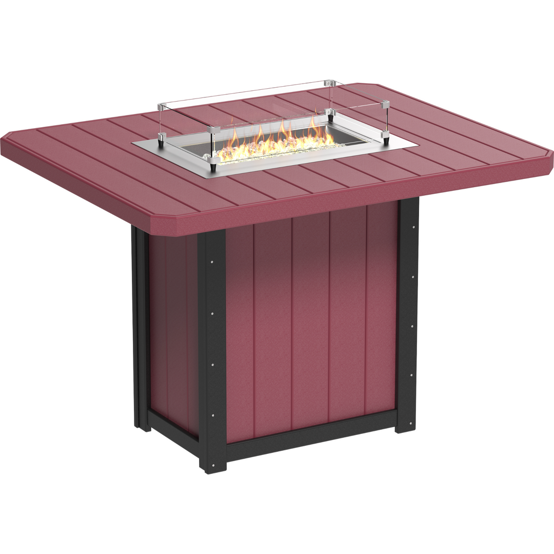 Lumin Fire Table 62" Rectangular