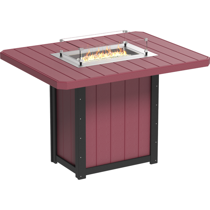 Lumin Fire Table 62" Rectangular