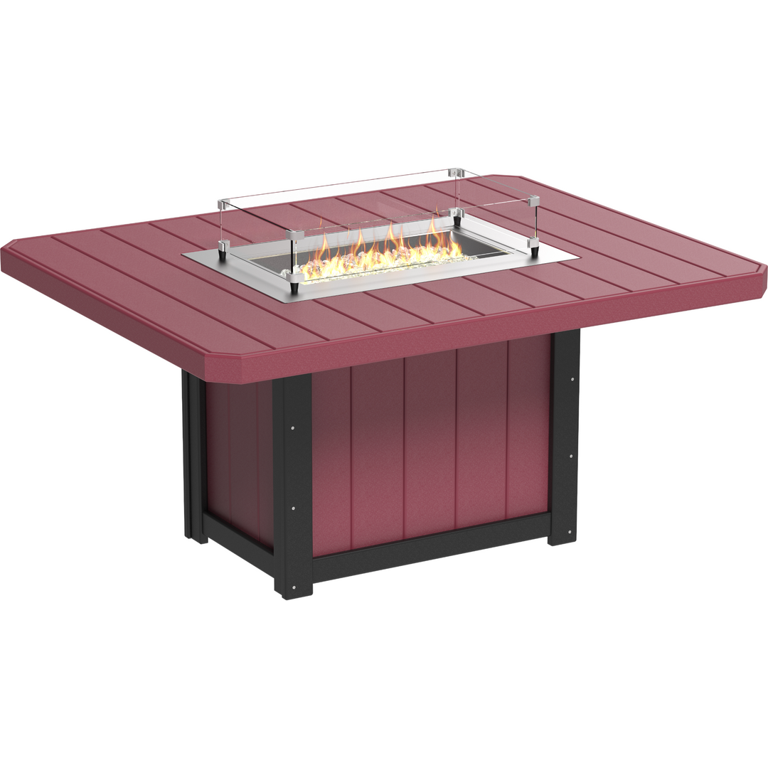 Lumin Fire Table 62" Rectangular