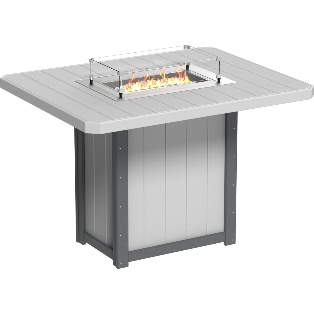 Lumin Fire Table 62" Rectangular