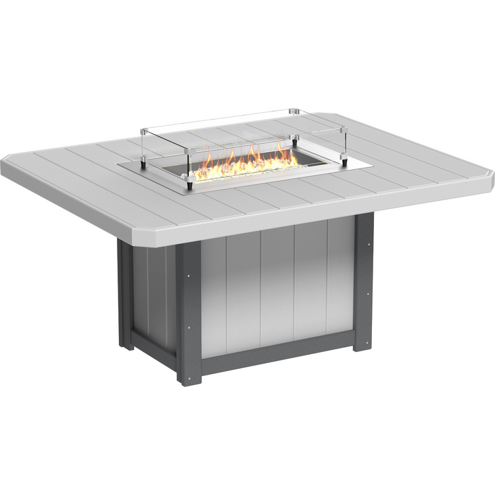 Lumin Fire Table 62" Rectangular