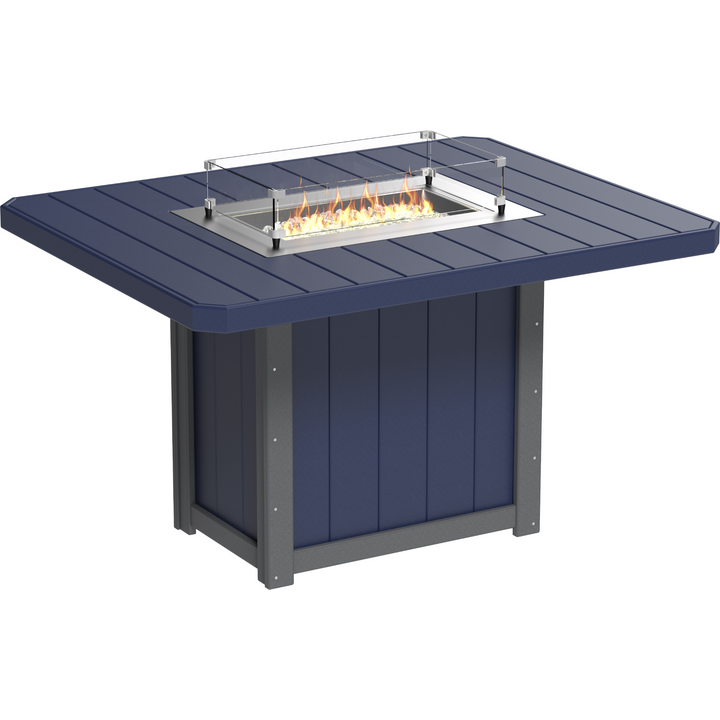 Lumin Fire Table 62" Rectangular