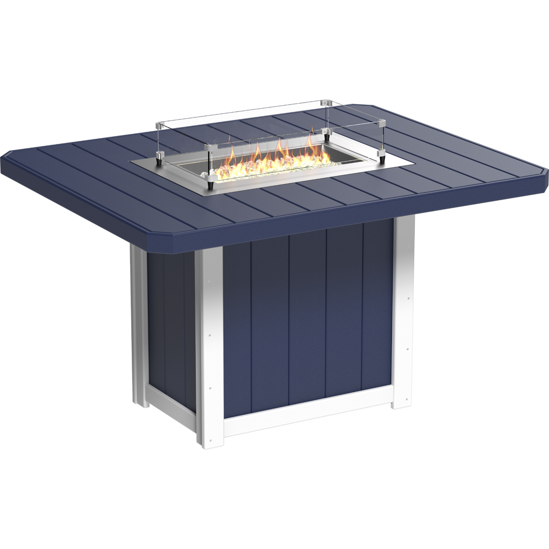Lumin Fire Table 62" Rectangular
