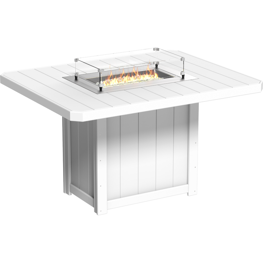 Lumin Fire Table 62" Rectangular