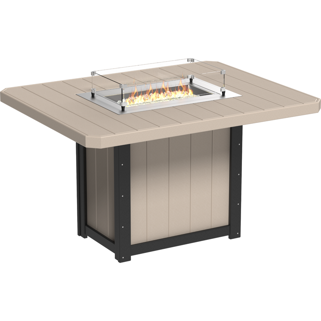 Lumin Fire Table 62" Rectangular