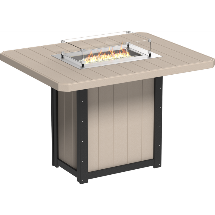 Lumin Fire Table 62" Rectangular