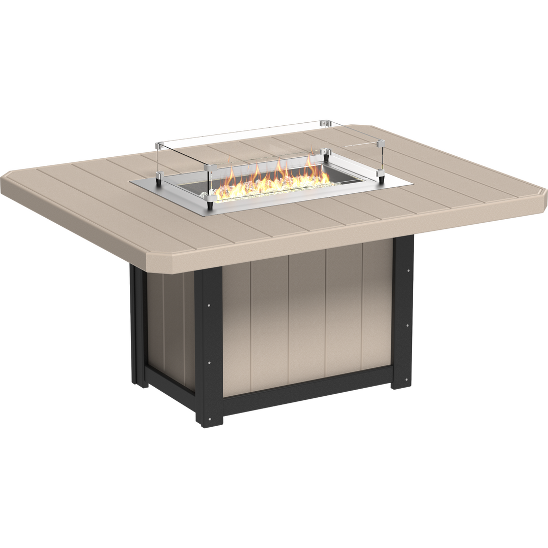 Lumin Fire Table 62" Rectangular