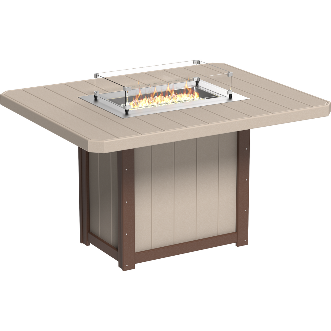 Lumin Fire Table 62" Rectangular