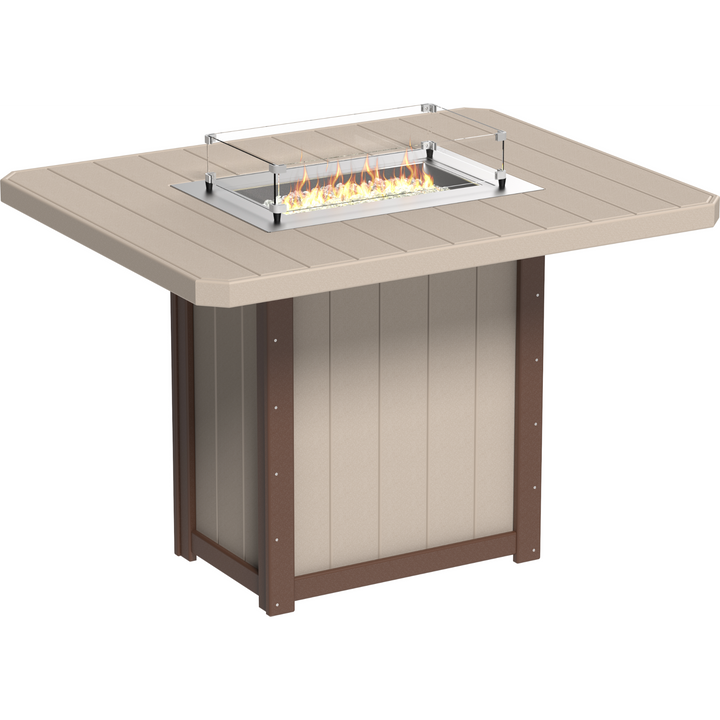 Lumin Fire Table 62" Rectangular
