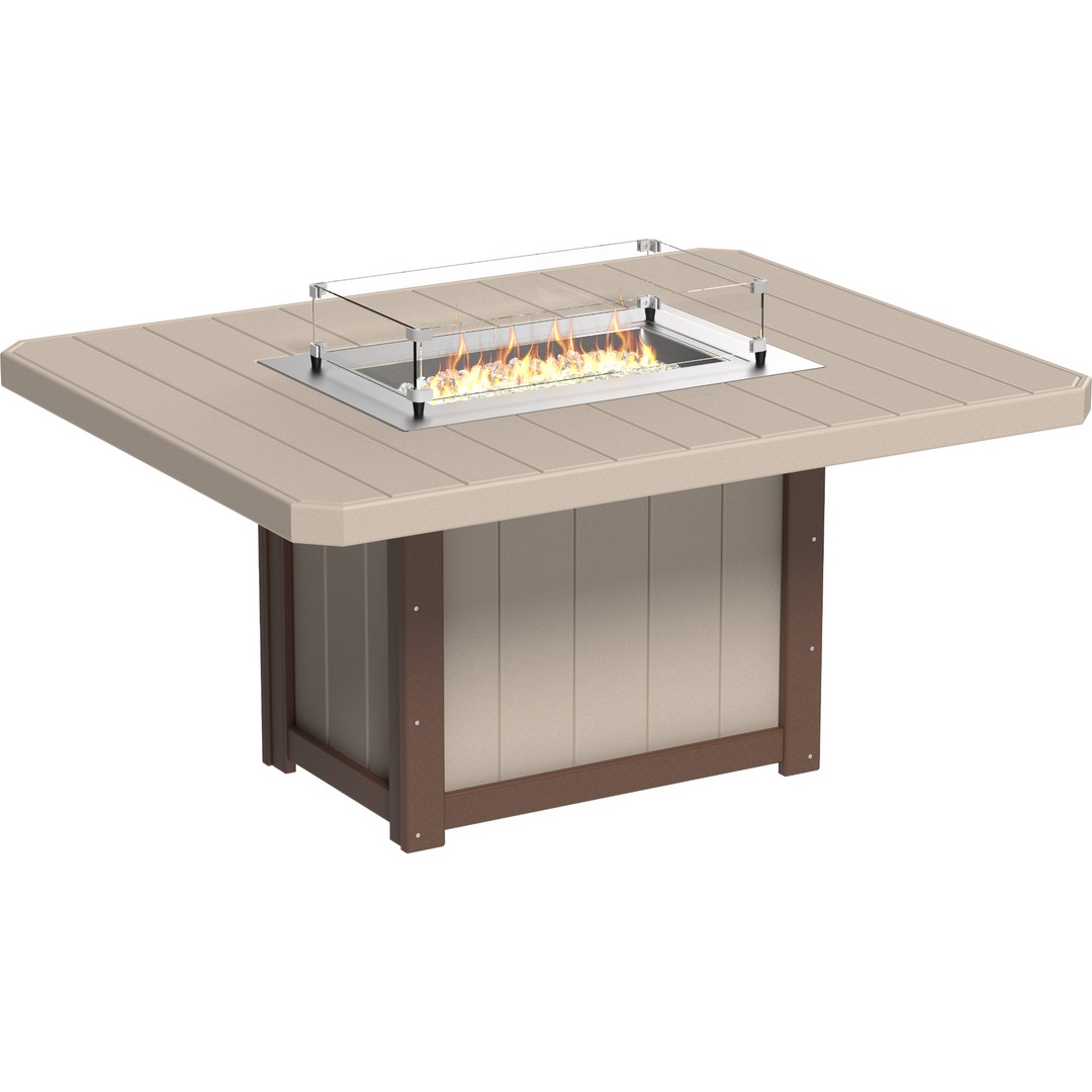 Lumin Fire Table 62" Rectangular
