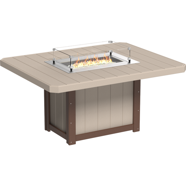 Lumin Fire Table 62" Rectangular