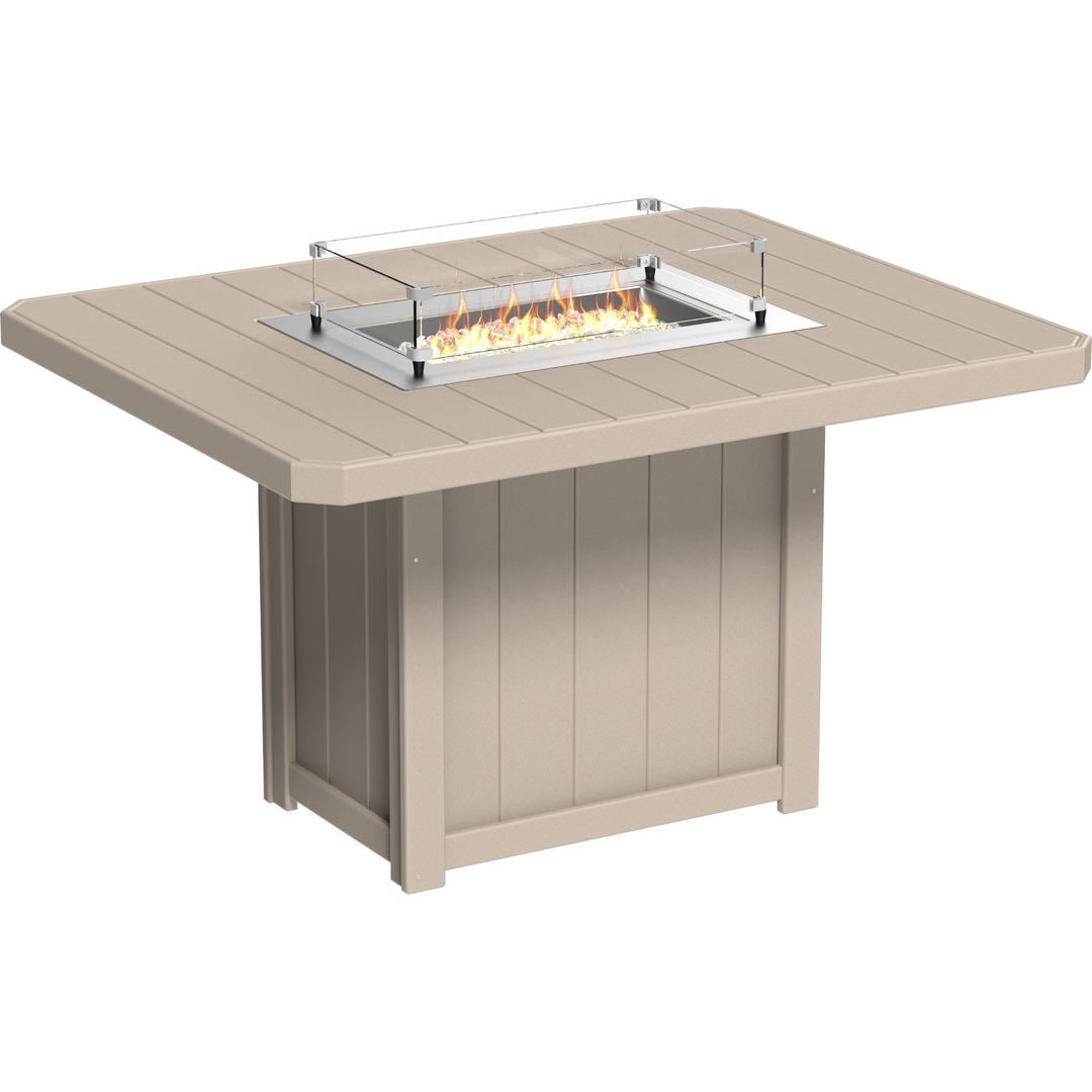 Lumin Fire Table 62" Rectangular