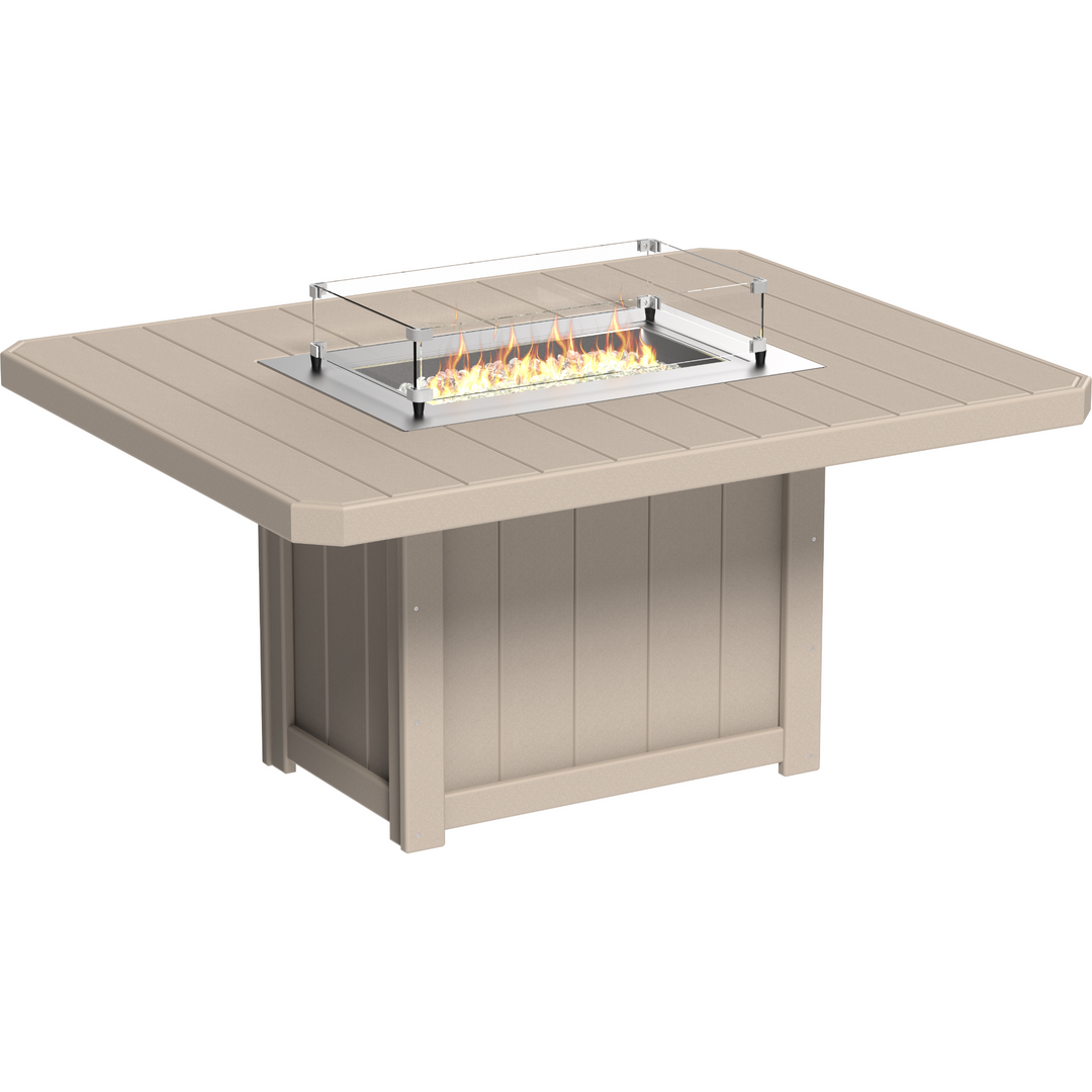 Lumin Fire Table 62" Rectangular
