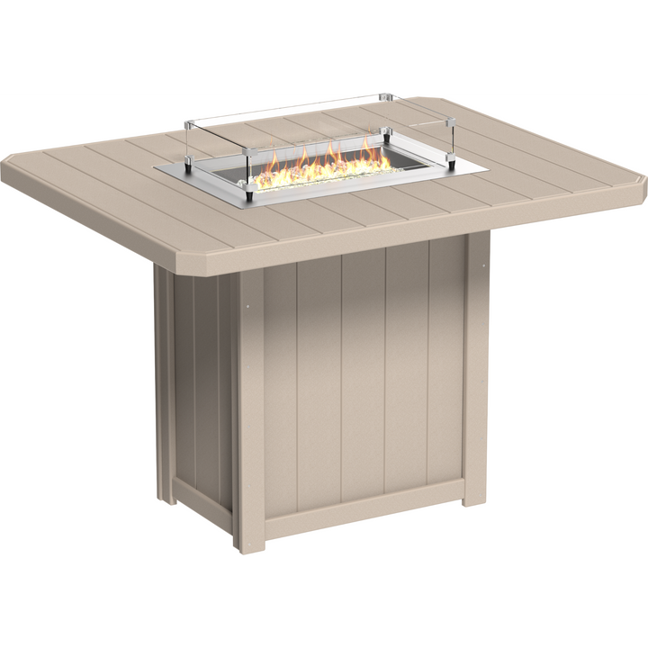 Lumin Fire Table 62" Rectangular