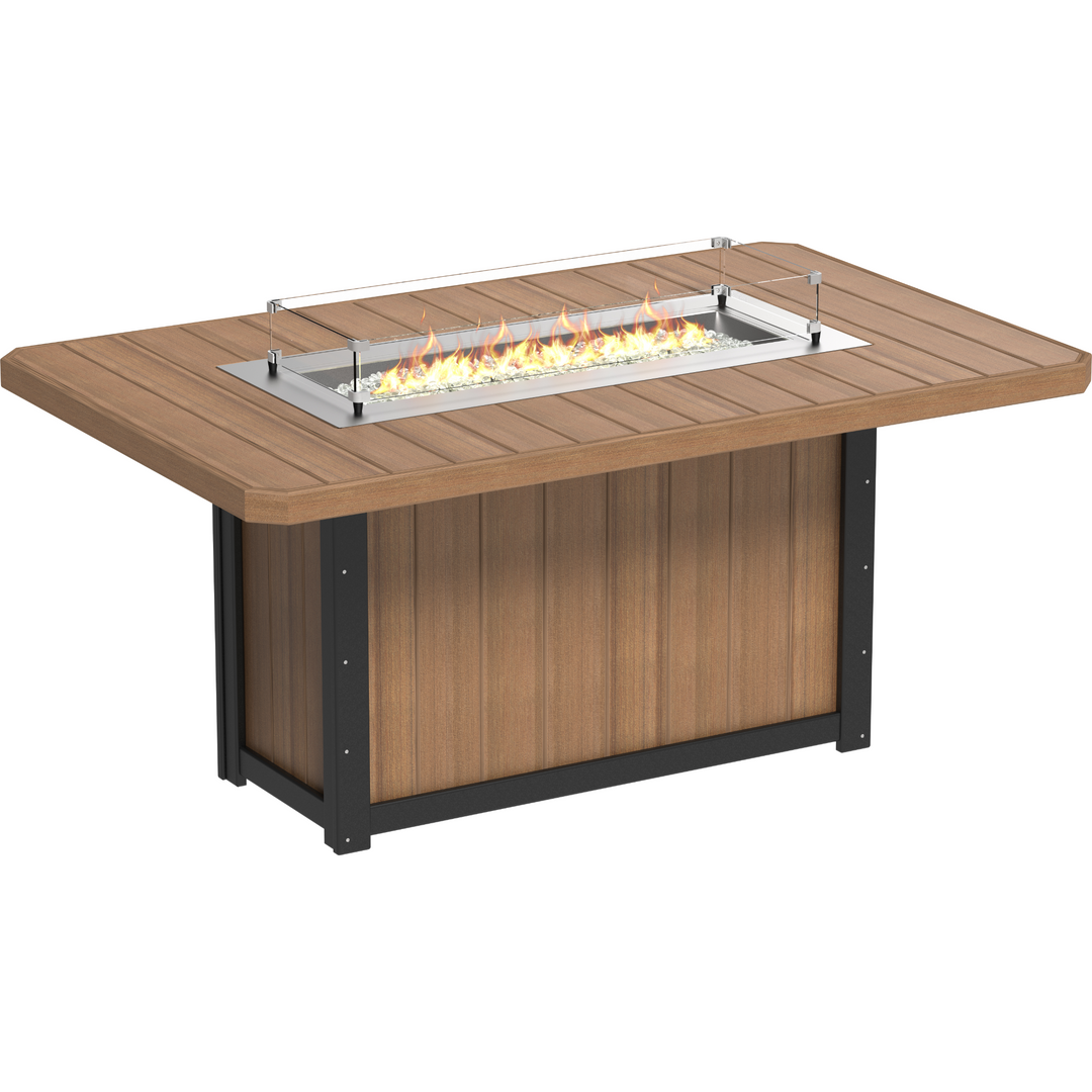 Lumin Fire Table 79" Rectangular