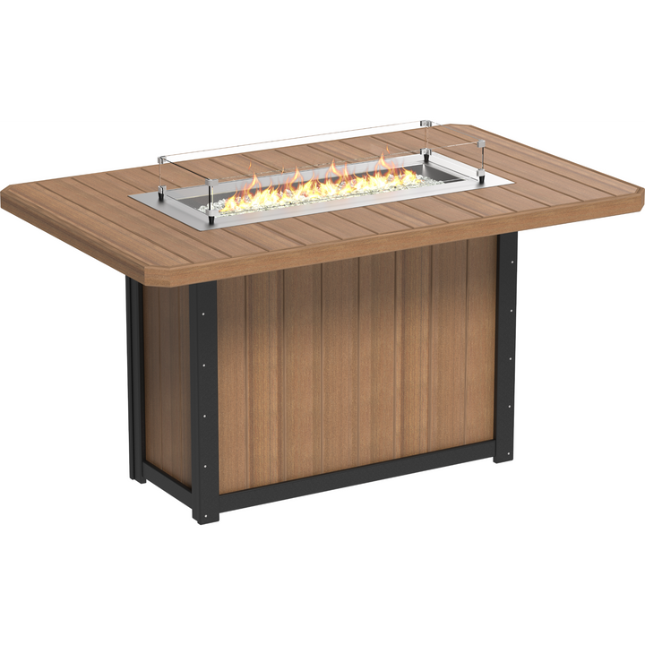 Lumin Fire Table 79" Rectangular