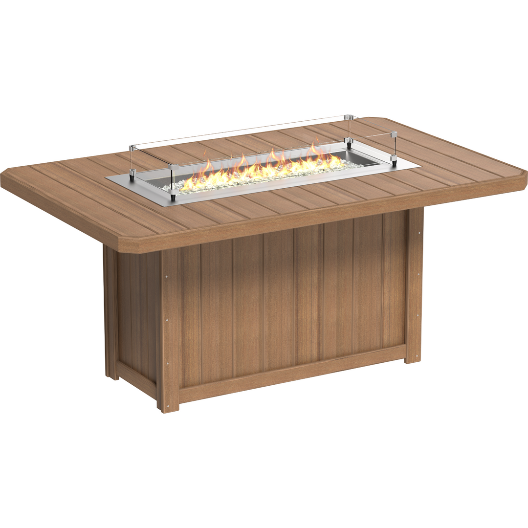 Lumin Fire Table 79" Rectangular