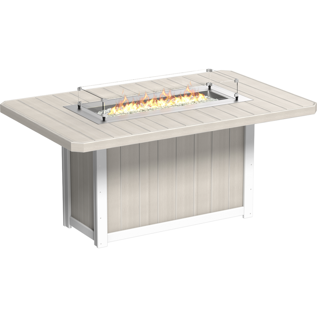 Lumin Fire Table 79" Rectangular