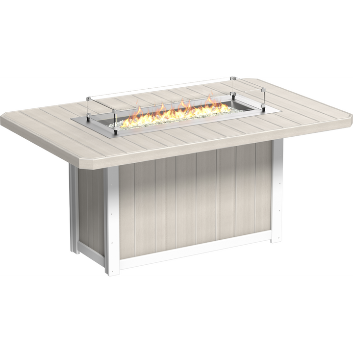 Lumin Fire Table 79" Rectangular