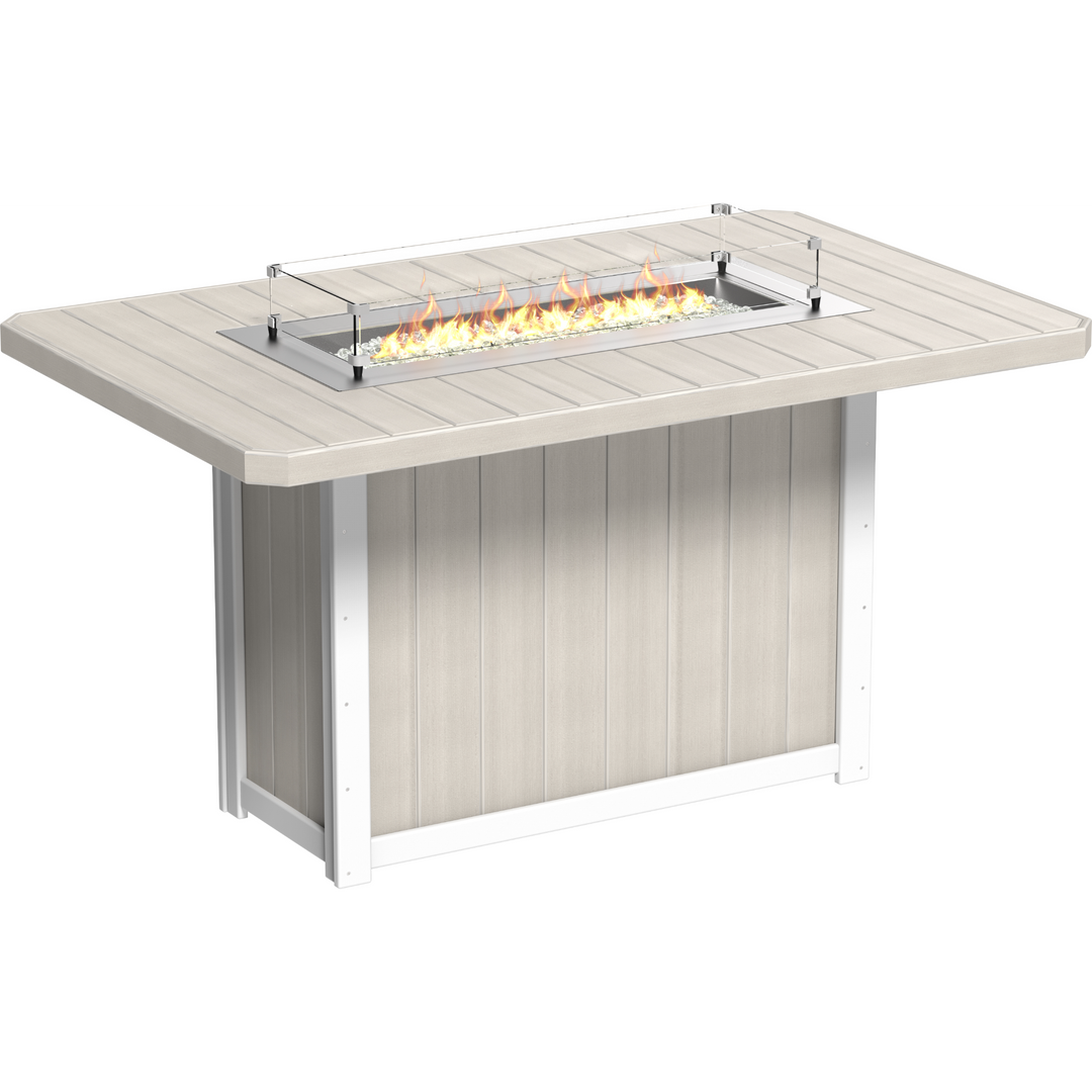 Lumin Fire Table 79" Rectangular