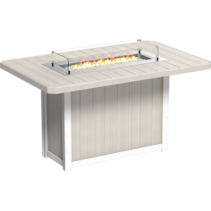 Lumin Fire Table 79" Rectangular
