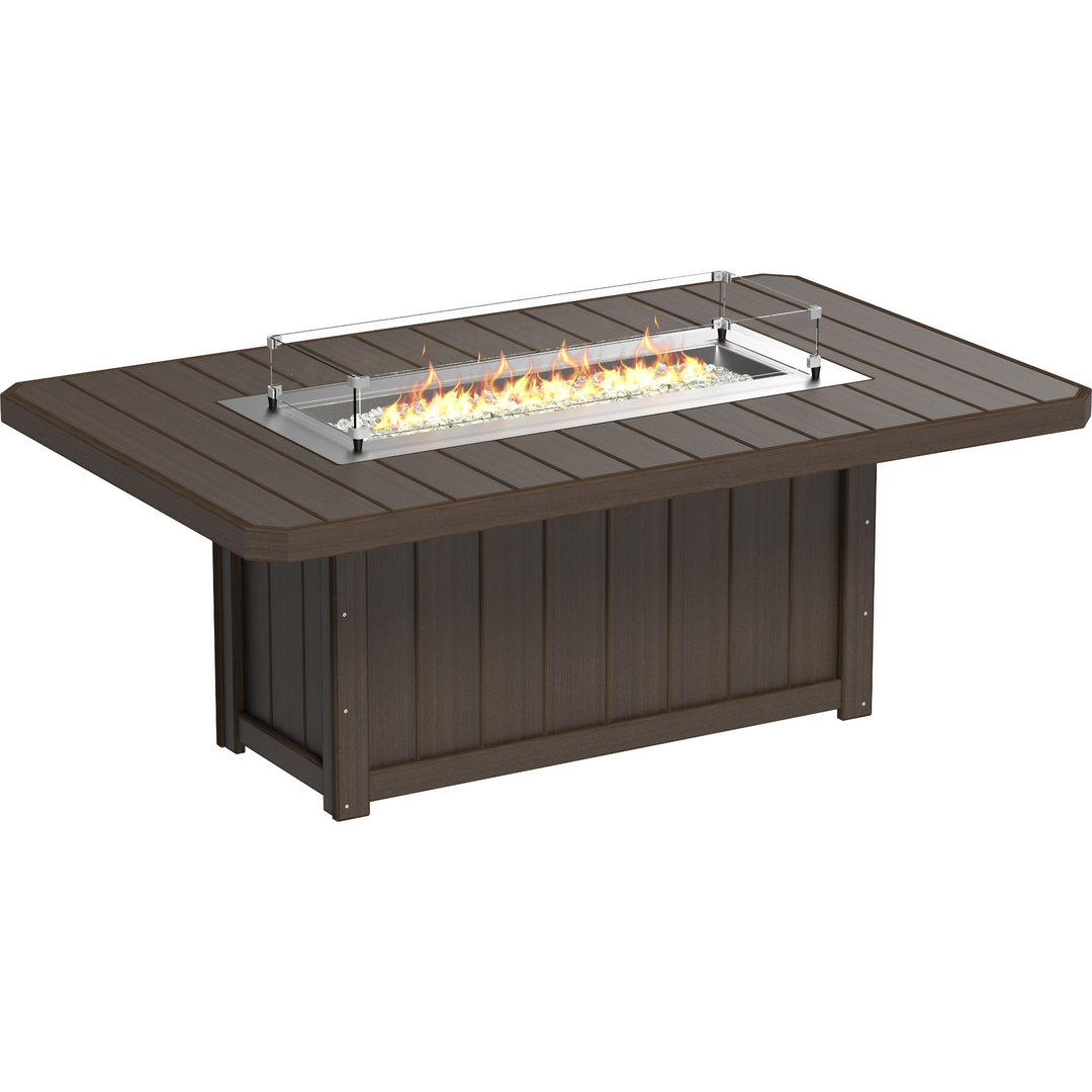 Lumin Fire Table 79" Rectangular