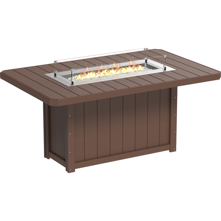 Lumin Fire Table 79" Rectangular