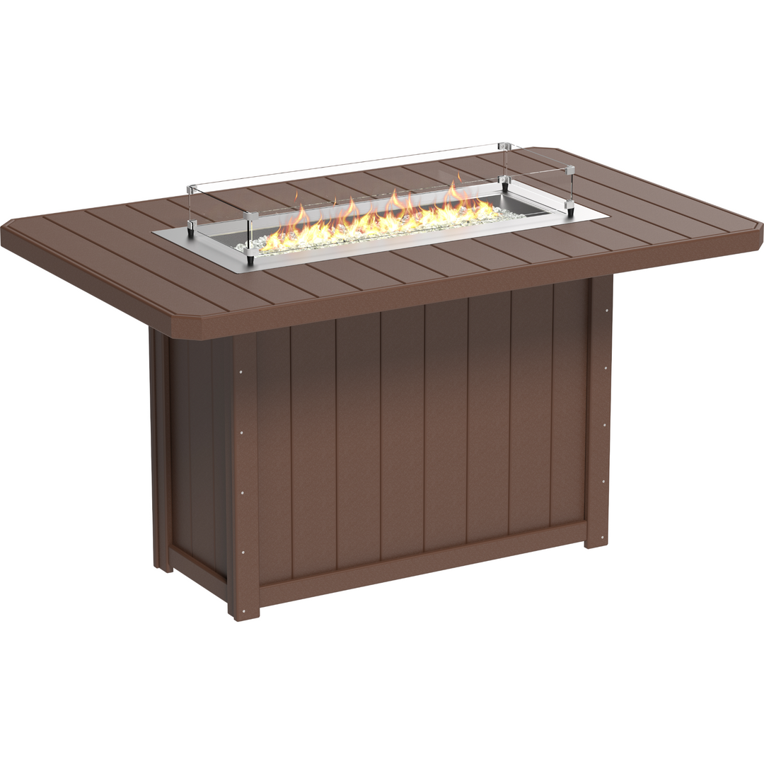 Lumin Fire Table 79" Rectangular
