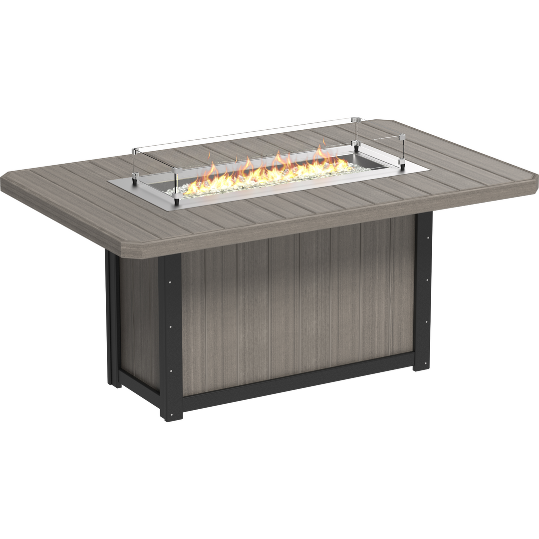 Lumin Fire Table 79" Rectangular