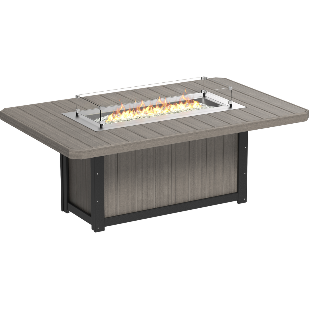 Lumin Fire Table 79" Rectangular