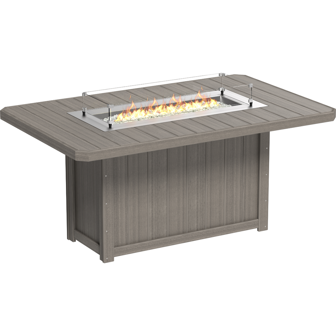 Lumin Fire Table 79" Rectangular