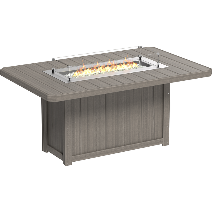 Lumin Fire Table 79" Rectangular