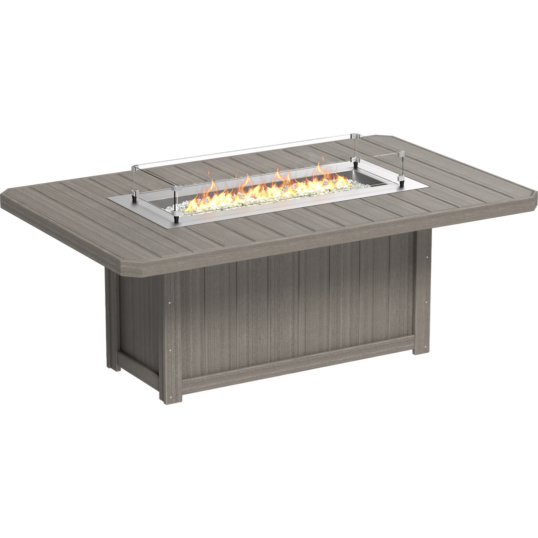 Lumin Fire Table 79" Rectangular