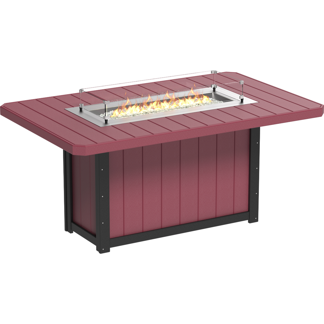 Lumin Fire Table 79" Rectangular